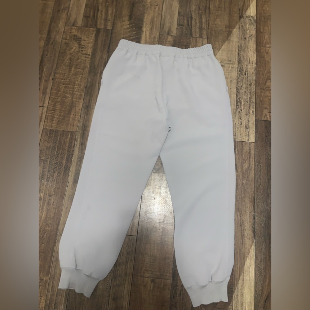Aritzia Wilfred Buffon Pant Crepe Drawstring Joggers spring casual elastic $98 - Picture 3 of 6